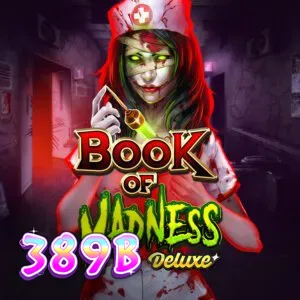 Interface do jogo Book of Madness Deluxe com tema de terror